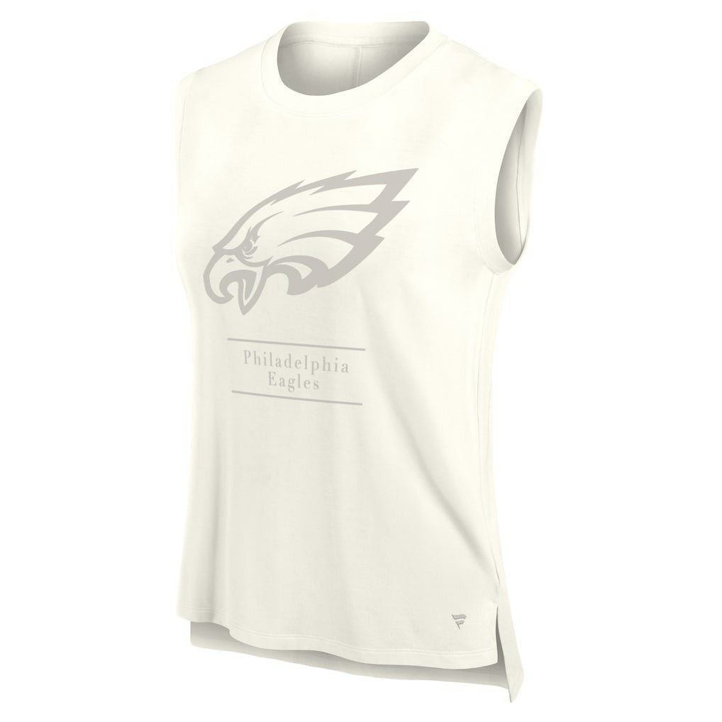 Philadelphia Eagles Women's Studio Embrace Tank Top - Cream - Fanatics