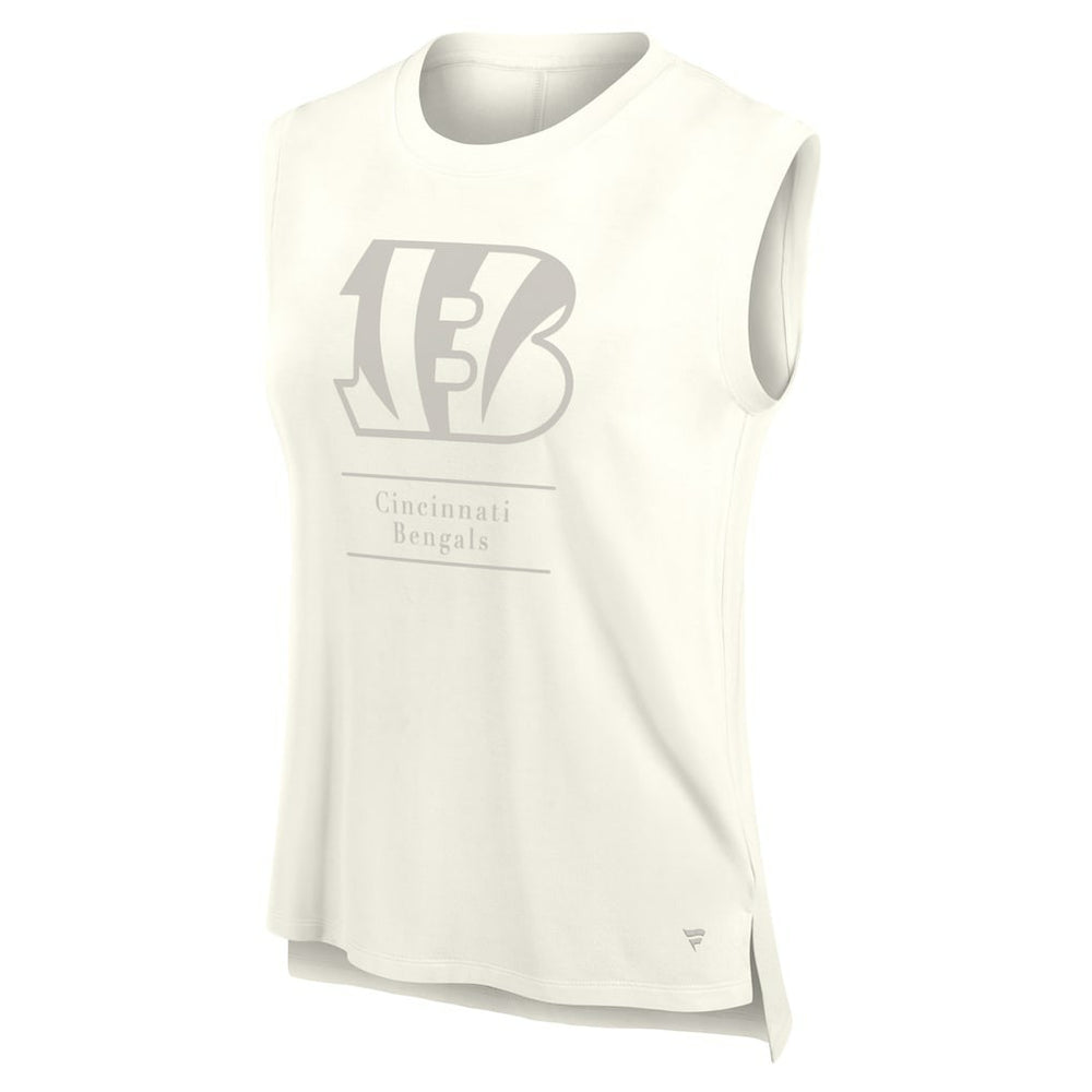 Cincinnati Bengals Women's Studio Embrace Tank Top - Cream - Fanatics