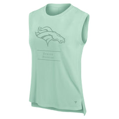 Denver Broncos Women's Studio Embrace Tank Top - Mint - Fanatics