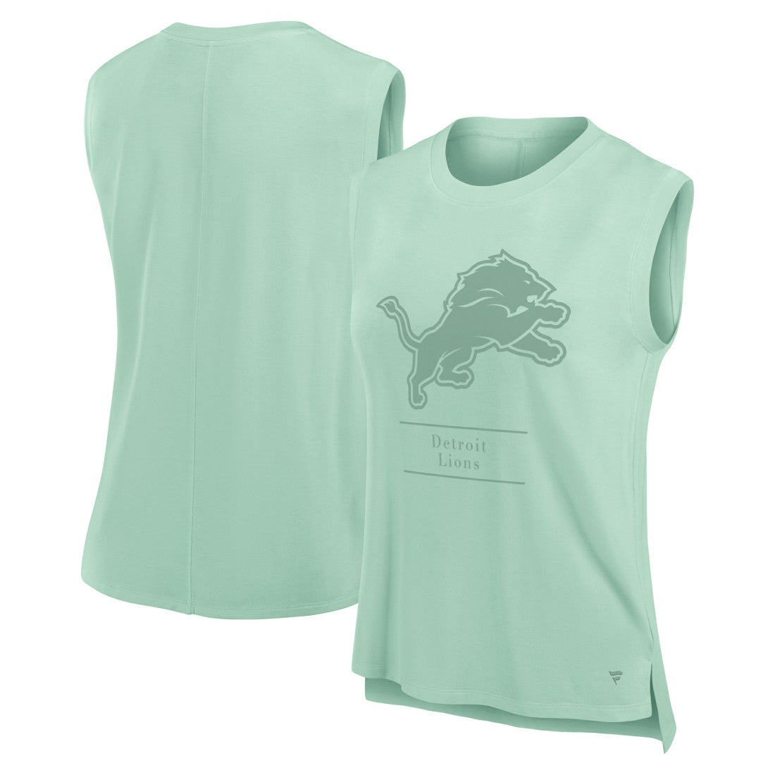 Detroit Lions Women's Studio Embrace Tank Top - Mint - Fanatics