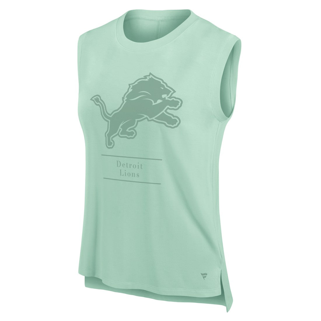 Detroit Lions Women's Studio Embrace Tank Top - Mint - Fanatics