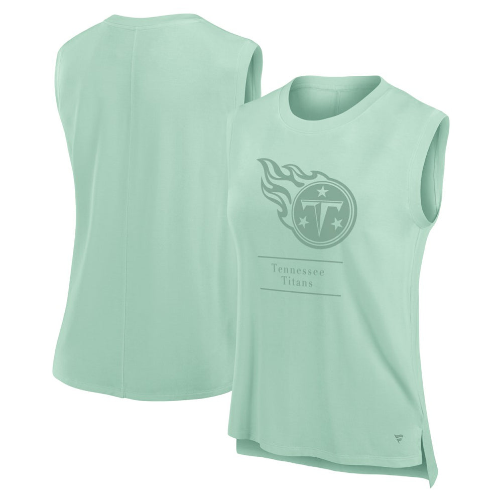 Tennessee Titans Women's Studio Embrace Tank Top - Mint - Fanatics