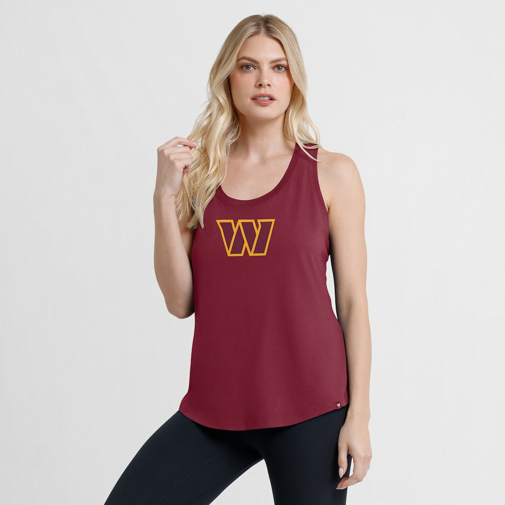 Washington Commanders Women's Iron Fan Tank Top - Burgundy - Fanatics