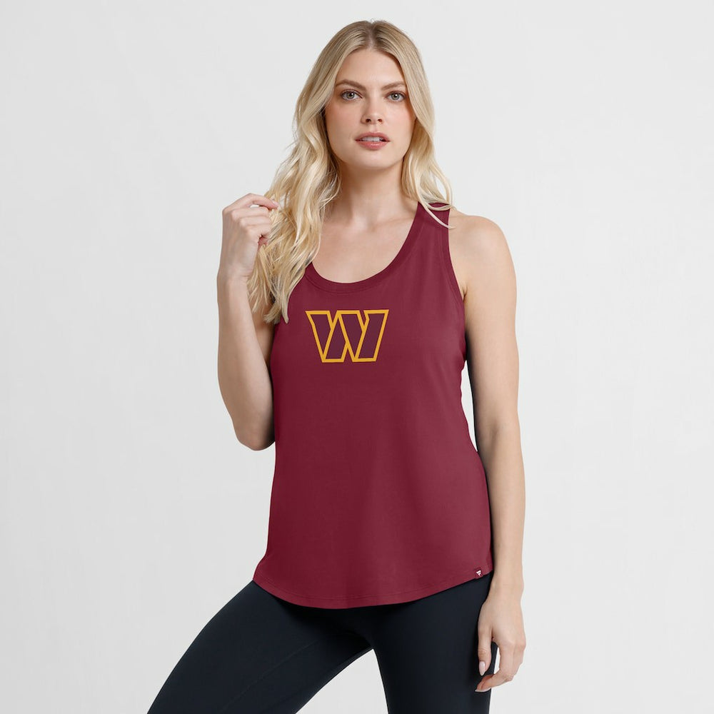 Washington Commanders Women's Iron Fan Tank Top - Burgundy - Fanatics