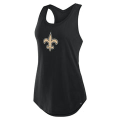 New Orleans Saints Women's Iron Fan Tank Top - Black - Fanatics