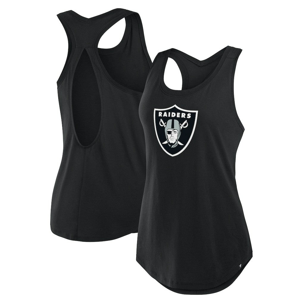Las Vegas Raiders Women's Iron Fan Tank Top - Black - Fanatics