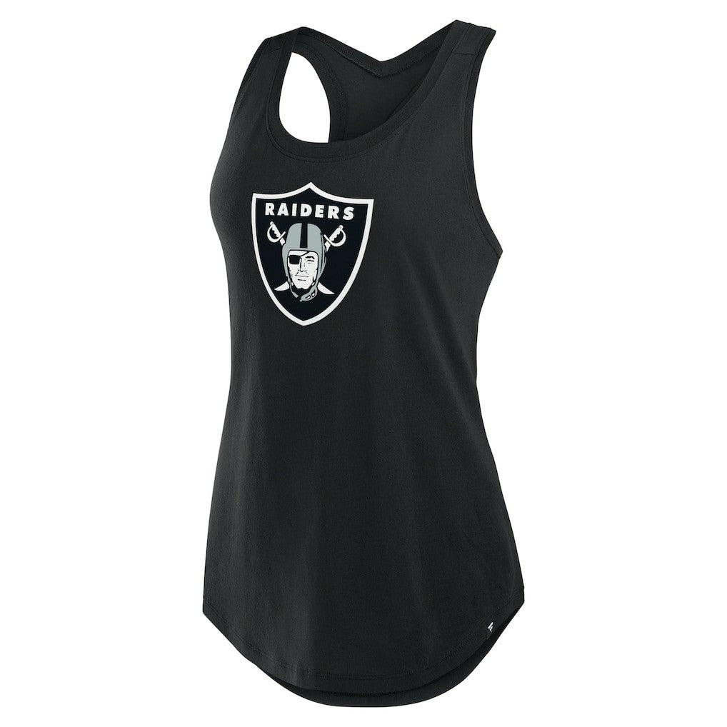 Las Vegas Raiders Women's Iron Fan Tank Top - Black - Fanatics