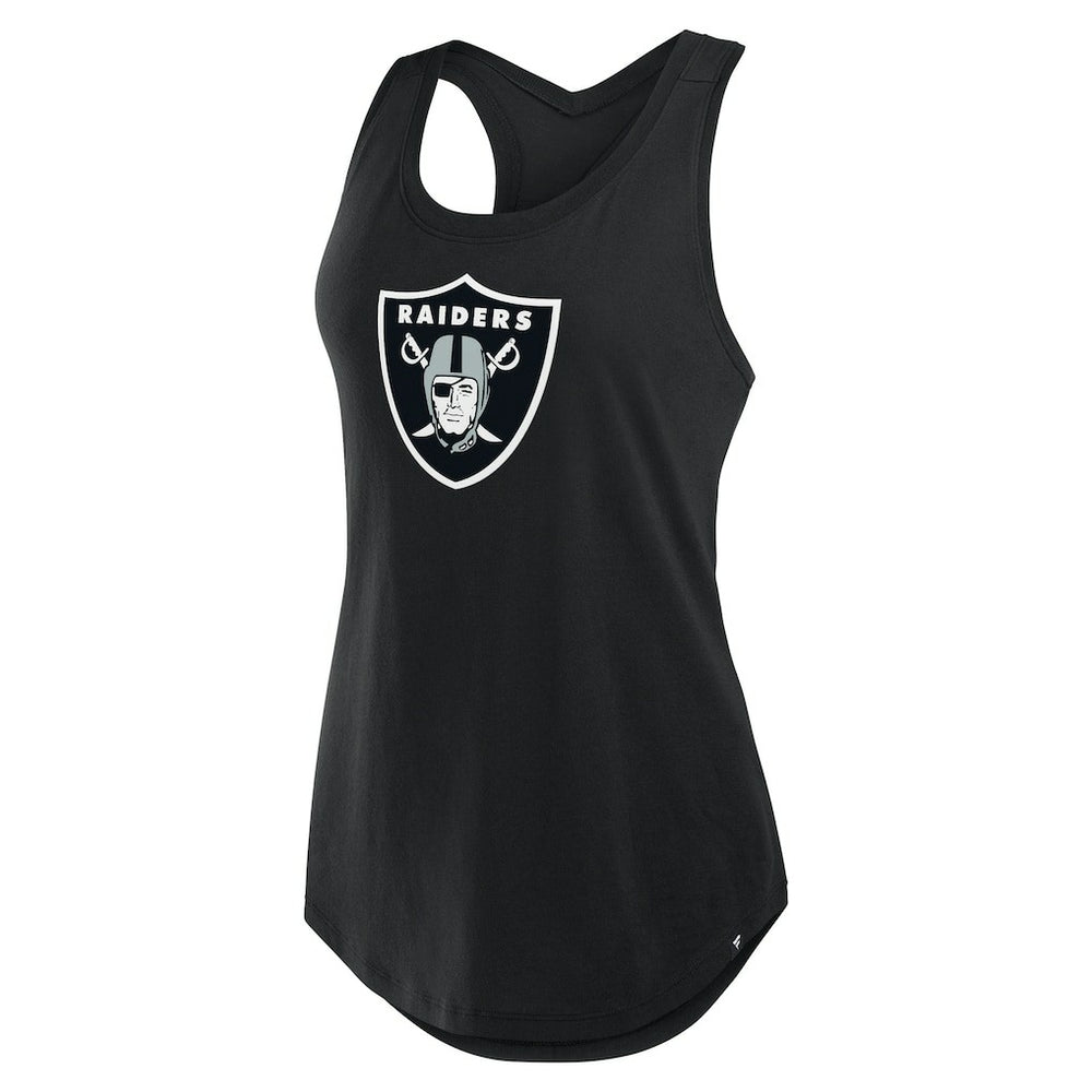 Las Vegas Raiders Women's Iron Fan Tank Top - Black - Fanatics