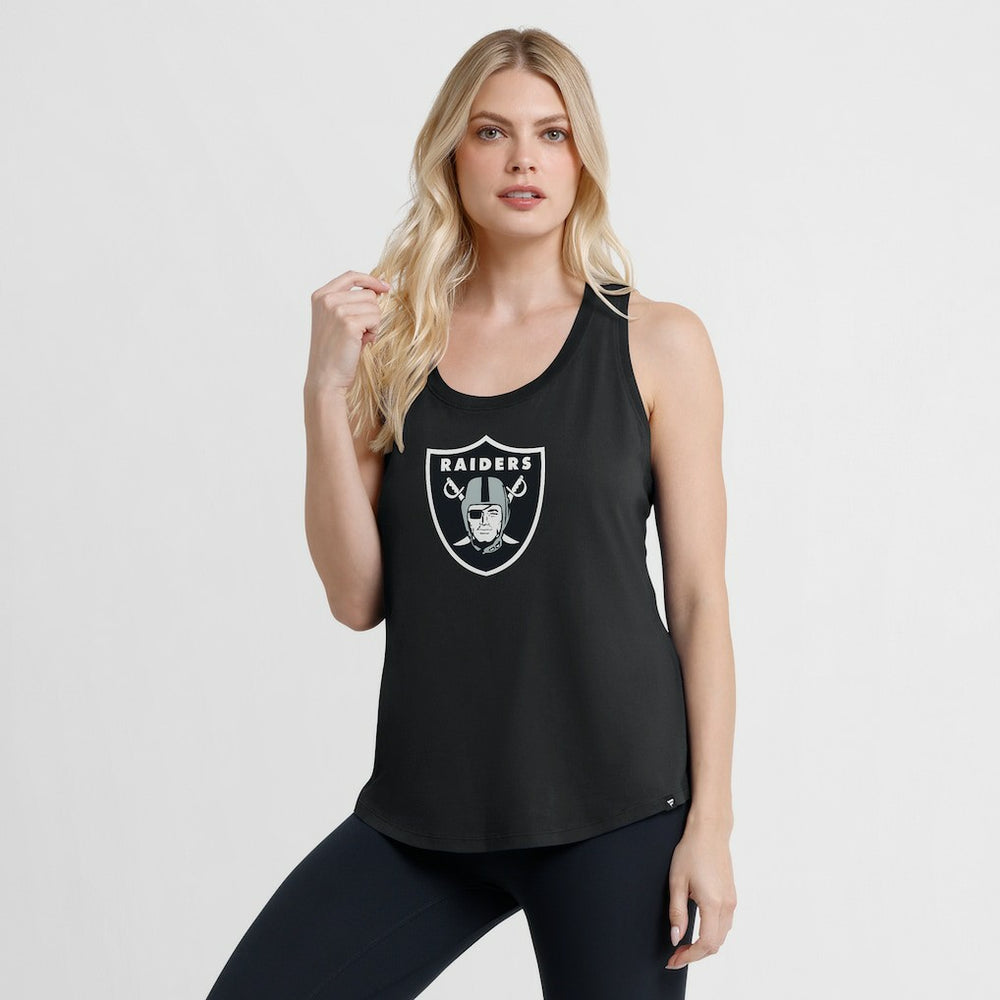 Las Vegas Raiders Women's Iron Fan Tank Top - Black - Fanatics