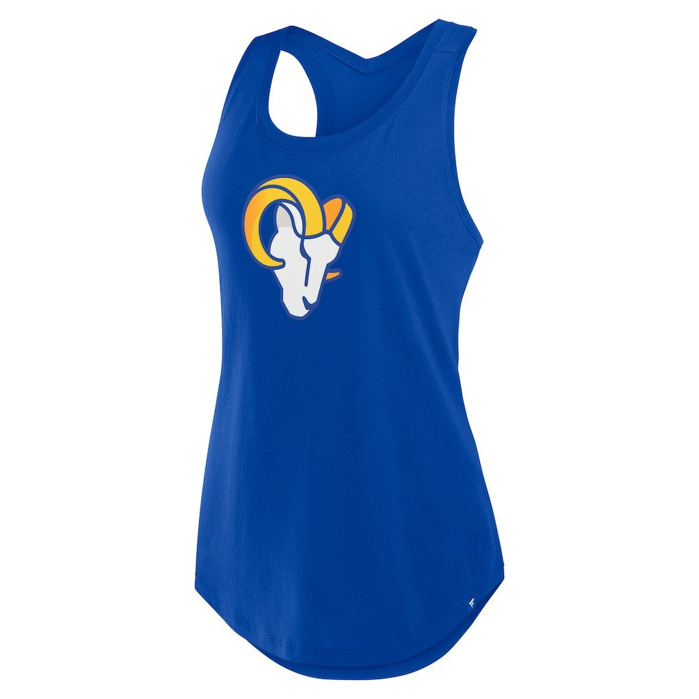 Los Angeles Rams Women's Iron Fan Tank Top - Royal - Fanatics