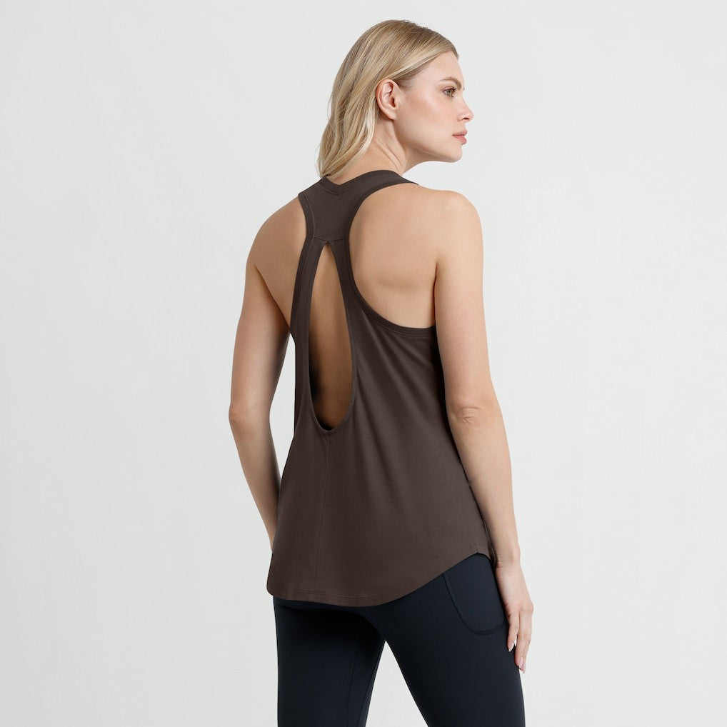 Cleveland Browns Women's Iron Fan Tank Top - Brown - Fanatics