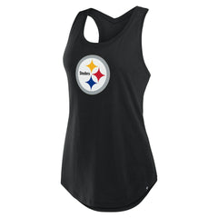 Pittsburgh Steelers Women's Iron Fan Tank Top - Black - Fanatics