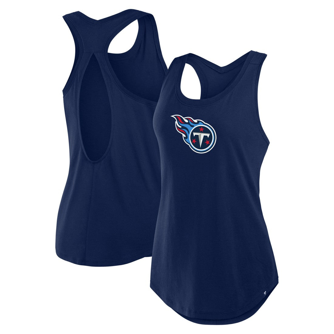 Tennessee Titans Women's Iron Fan Tank Top - Navy - Fanatics