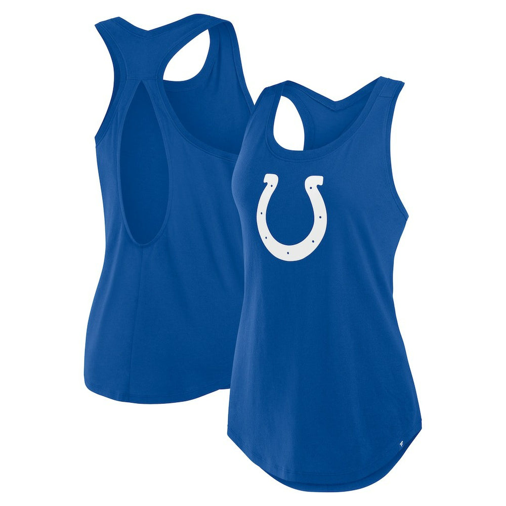 Indianapolis Colts Women's Iron Fan Tank Top - Royal - Fanatics