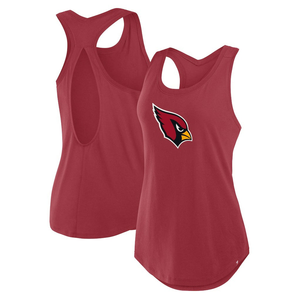 Arizona Cardinals Women's Iron Fan Tank Top - Cardinal - Fanatics
