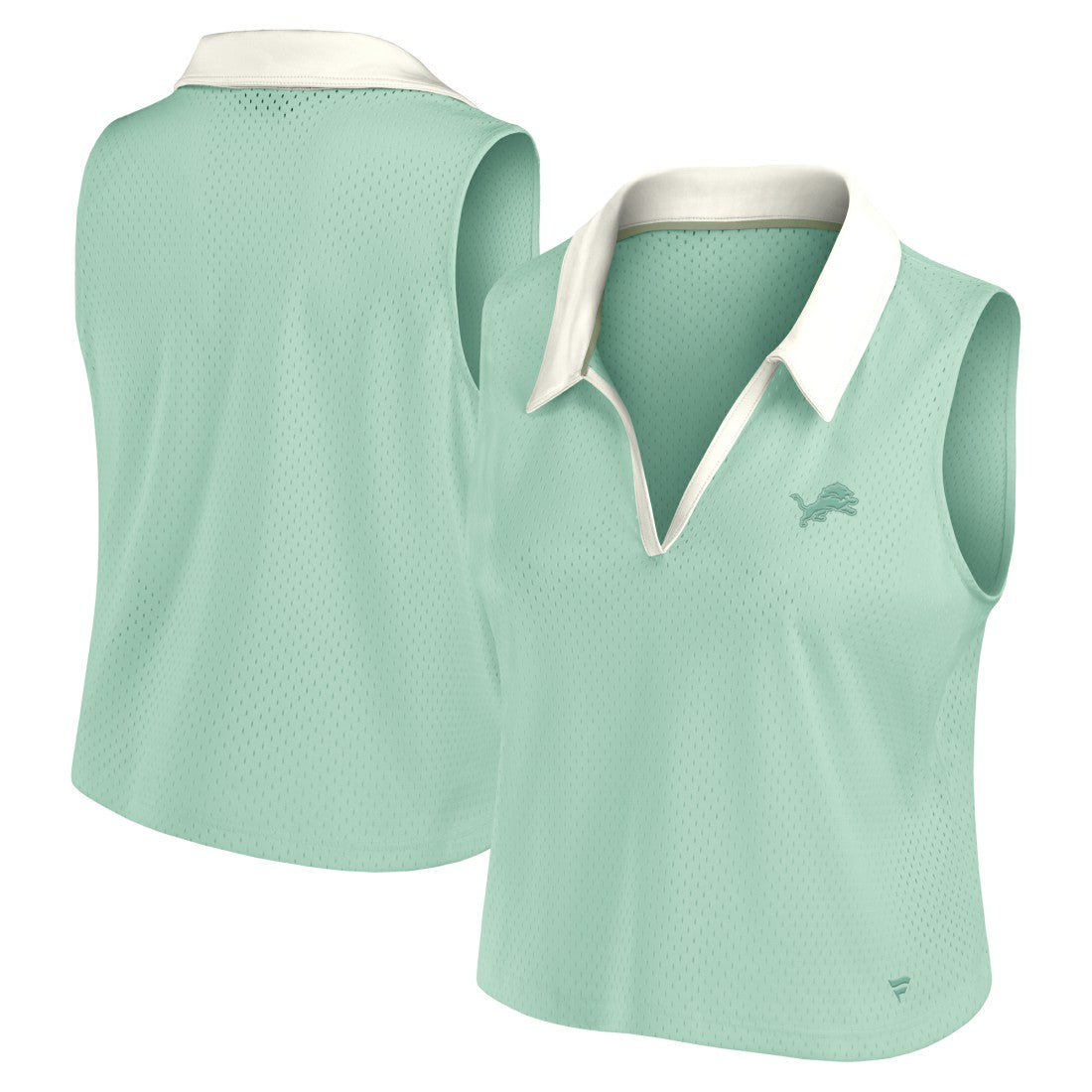 Detroit Lions Women's Studio Wellness V-Neck Tank Top - Mint - Fanatics