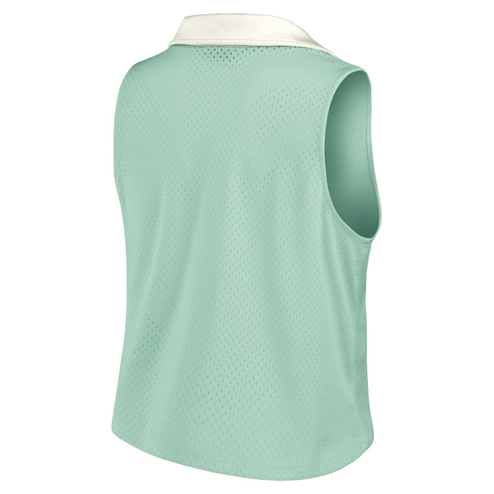 Detroit Lions Women's Studio Wellness V-Neck Tank Top - Mint - Fanatics