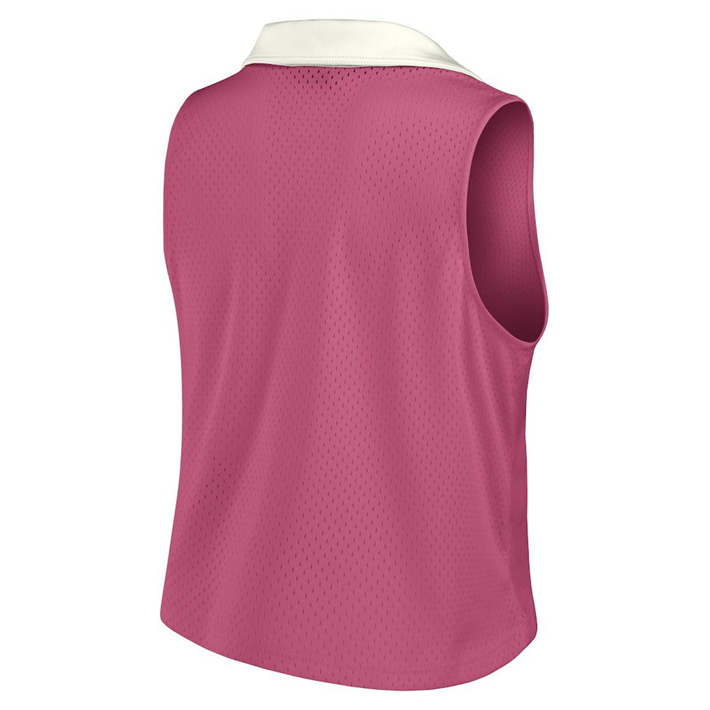 San Francisco 49ers Women's Studio Wellness V-Neck Tank Top - Pink - Fanatics