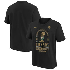 Nike Boston Celtics Youth 18-Time NBA Finals Champions Locker Room T-Shirt Black