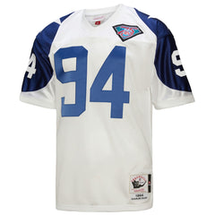 Charles Haley Dallas Cowboys 1994 Authentic Throwback Retired Player Jersey - White - Mitchell & Ness