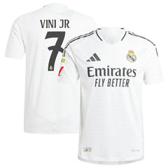 Adidas - Vini Jr. Real Madrid 2024/25 Home Player Jersey - White