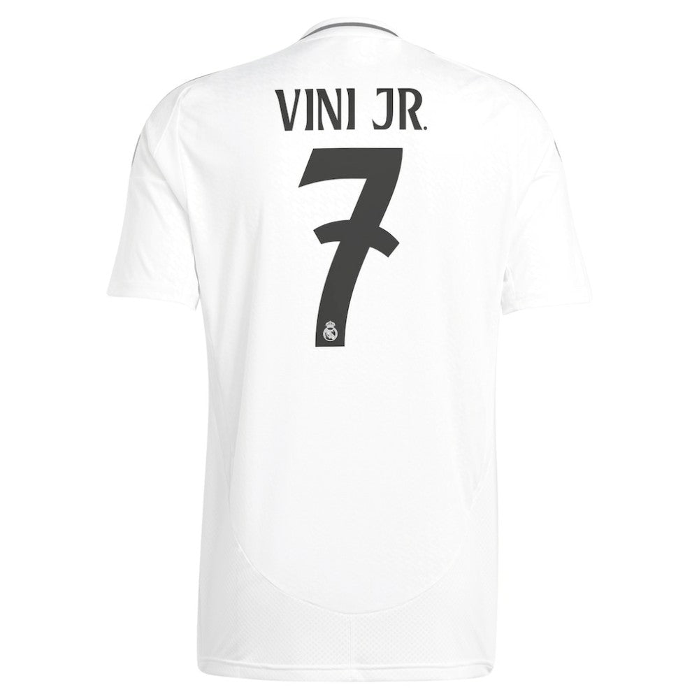 Adidas - Vini Jr. Real Madrid 2024/25 Home Replica Player Jersey - White