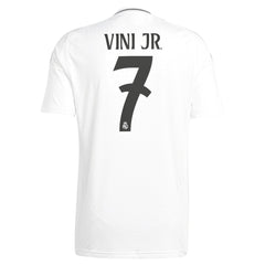 Adidas - Vini Jr. Real Madrid 2024/25 Home Replica Player Jersey - White