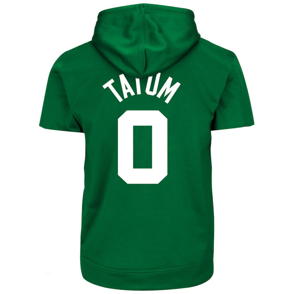 Fanatics Jayson Tatum Boston Celtics Big & Tall Short Sleeve Hoodie Kelly Green