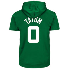 Fanatics Jayson Tatum Boston Celtics Big & Tall Short Sleeve Hoodie Kelly Green