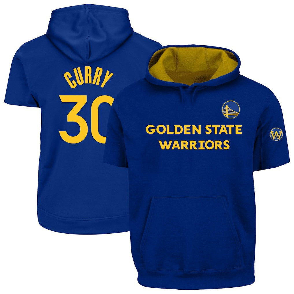 Fanatics Stephen Curry Golden State Warriors Big & Tall Short Sleeve Hoodie Royal