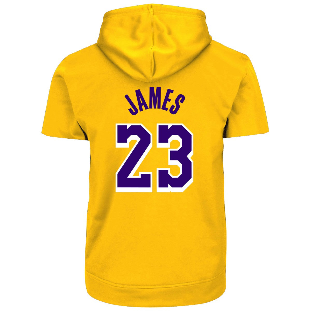 Fanatics LeBron James Los Angeles Lakers Big & Tall Short Sleeve Hoodie Gold