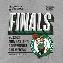 Fanatics Boston Celtics 2024 Eastern Conference Champions Locker Room Big & Tall T-Shirt Heather Gray