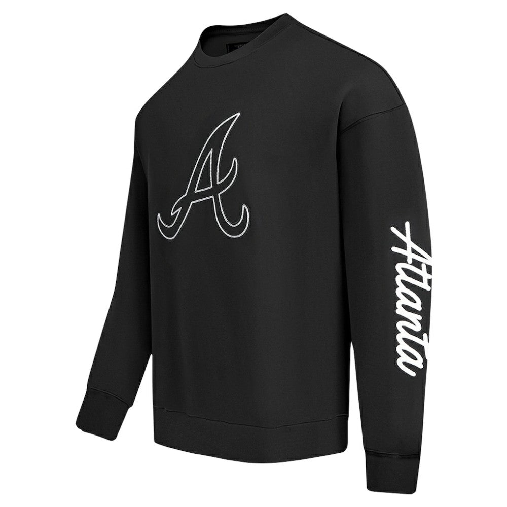 Atlanta Braves Pro Standard Paint The City Dropped Shoulder Pullover Sweatshirt Near Me