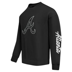 Atlanta Braves Pro Standard Paint The City Dropped Shoulder Pullover Sweatshirt Near Me