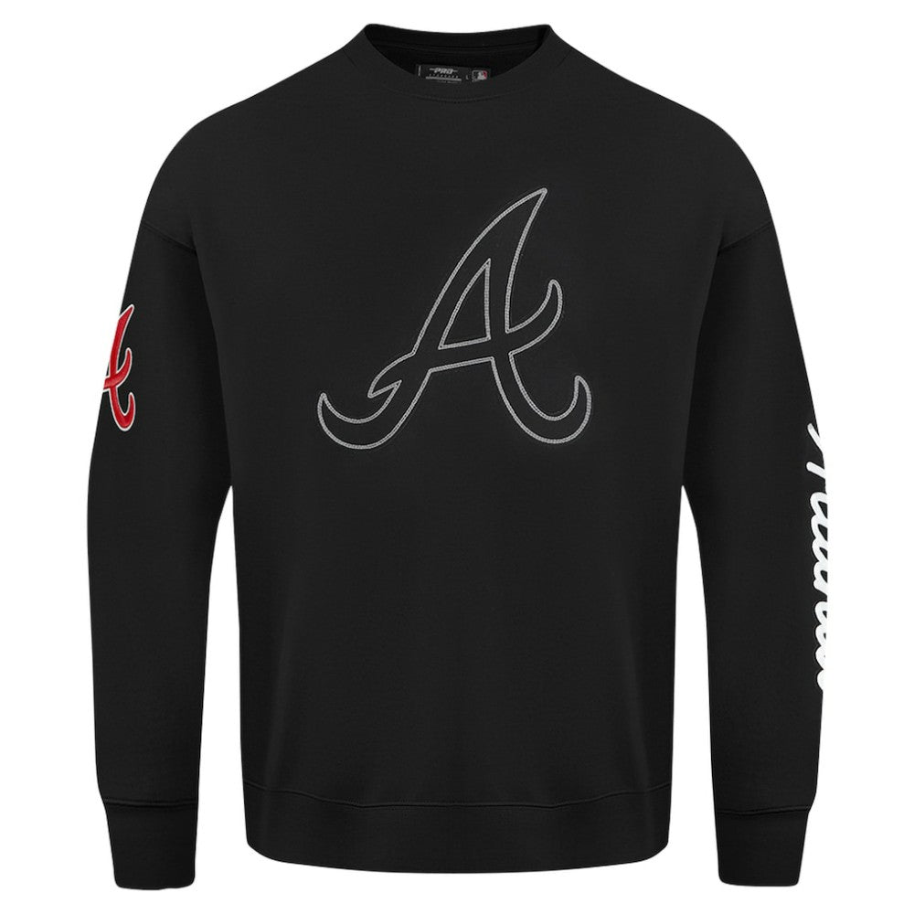 Atlanta Braves Pro Standard Paint The City Dropped Shoulder Pullover Sweatshirt Near Me