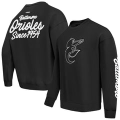 Baltimore Orioles Pro Standard Paint The City Dropped Shoulder Pullover Sweatshirt Outlet