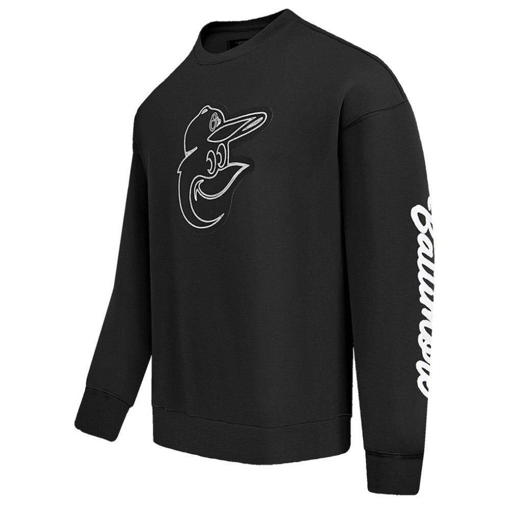 Baltimore Orioles Pro Standard Paint The City Dropped Shoulder Pullover Sweatshirt Outlet