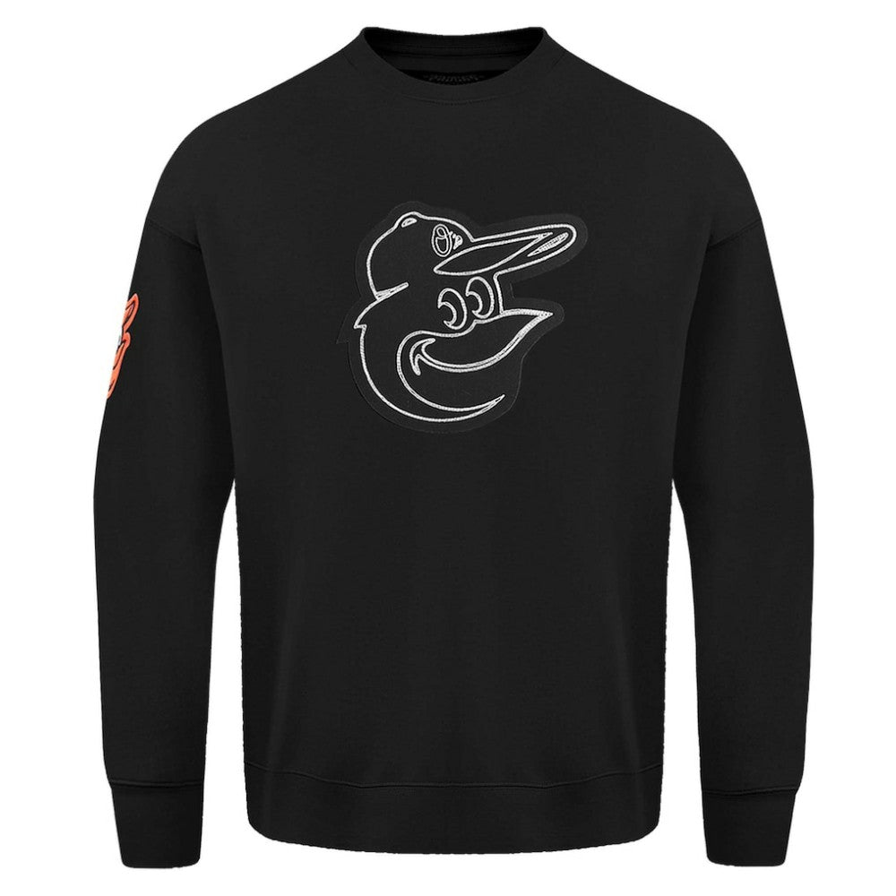 Baltimore Orioles Pro Standard Paint The City Dropped Shoulder Pullover Sweatshirt Outlet