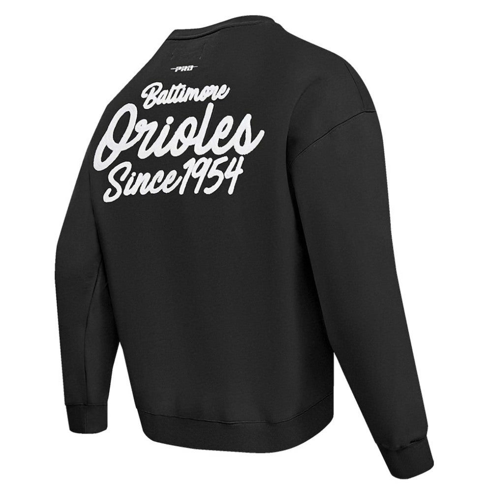 Baltimore Orioles Pro Standard Paint The City Dropped Shoulder Pullover Sweatshirt Outlet