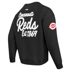 Cincinnati Reds Pro Standard Paint The City Dropped Shoulder Pullover Sweatshirt Discount