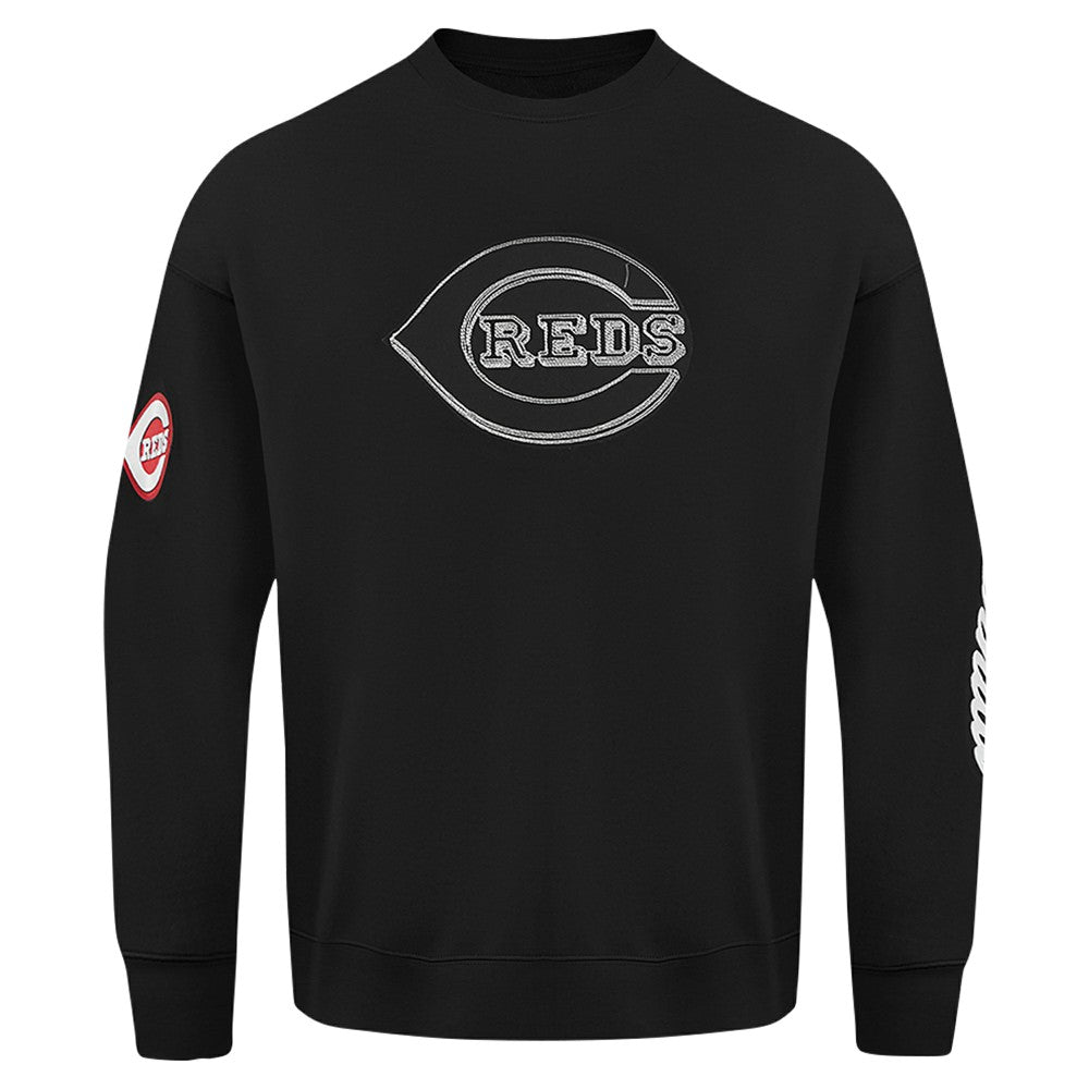 Cincinnati Reds Pro Standard Paint The City Dropped Shoulder Pullover Sweatshirt Discount
