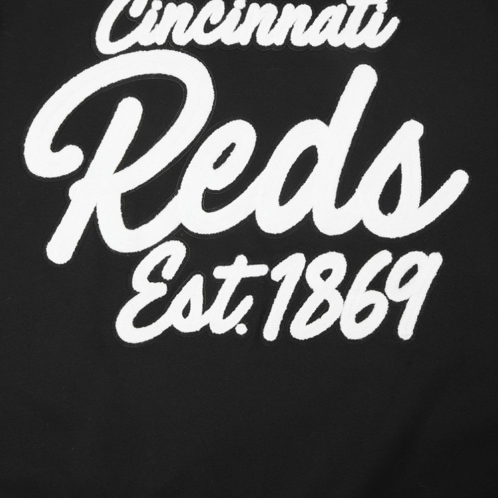 Cincinnati Reds Pro Standard Paint The City Dropped Shoulder Pullover Sweatshirt Discount