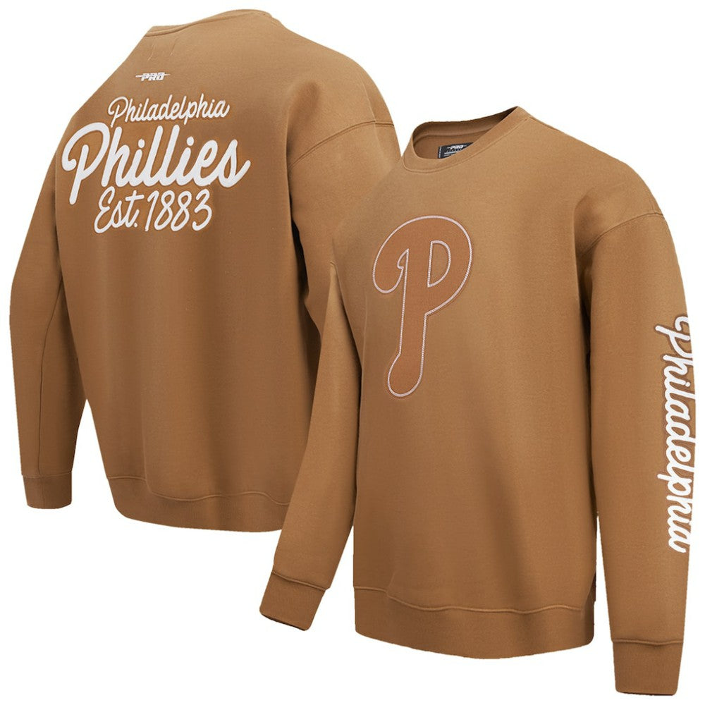 Philadelphia Phillies Pro Standard Paint The City Dropped Shoulder Pullover Sweatshirt Online