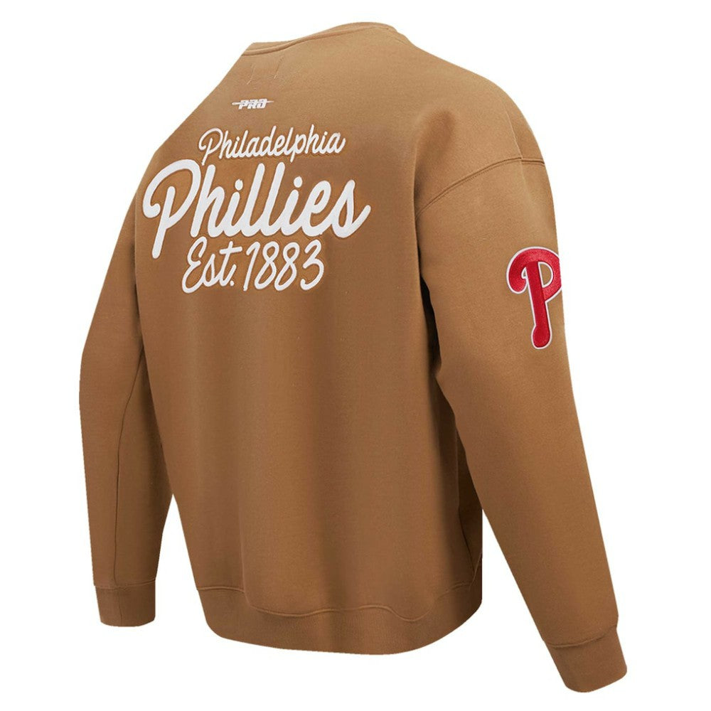 Philadelphia Phillies Pro Standard Paint The City Dropped Shoulder Pullover Sweatshirt Online