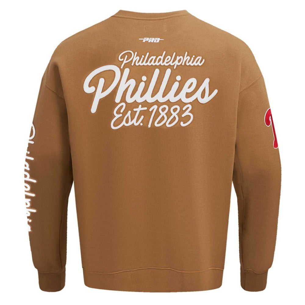 Philadelphia Phillies Pro Standard Paint The City Dropped Shoulder Pullover Sweatshirt Online