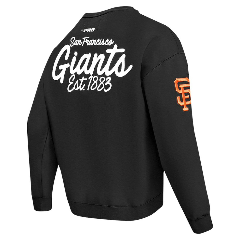 San Francisco Giants Pro Standard Paint The City Dropped Shoulder Pullover Sweatshirt Discount