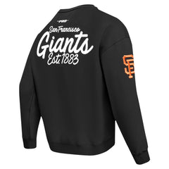 San Francisco Giants Pro Standard Paint The City Dropped Shoulder Pullover Sweatshirt Discount