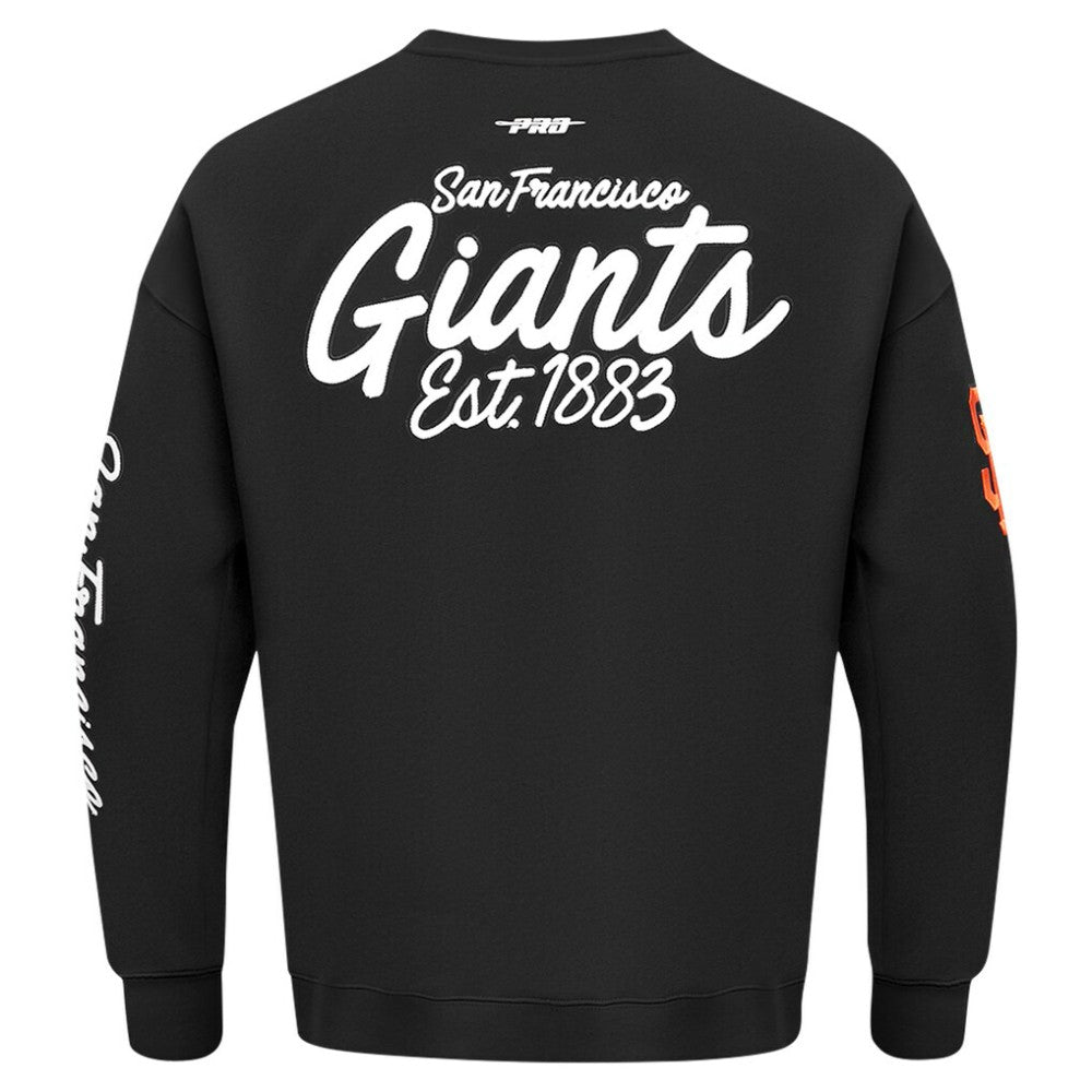 San Francisco Giants Pro Standard Paint The City Dropped Shoulder Pullover Sweatshirt Discount