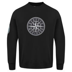 Seattle Mariners Pro Standard Paint The City Dropped Shoulder Pullover Sweatshirt Outlet