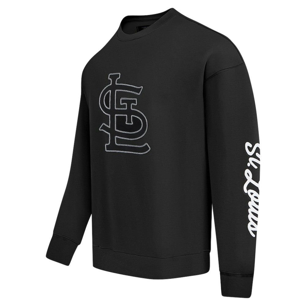 St. Louis Cardinals Pro Standard Paint The City Dropped Shoulder Pullover Sweatshirt Outlet